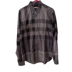 Burberry Men Plaid Shirt / Button Down / Long Sleeve